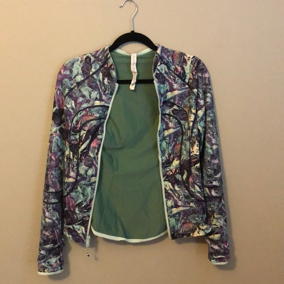 Lululemon Find Your Bliss Jacket size 6 green multicolor - Picture 5 of 7